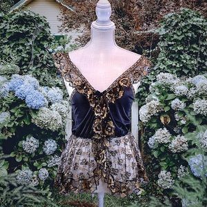 STROKE OF MIDNIGHT | Vintage Babydoll Slip